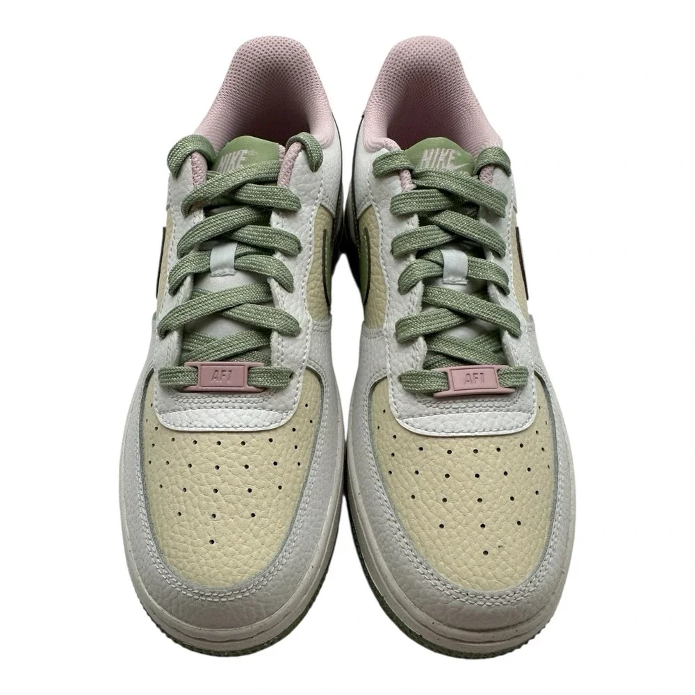 Nike Air Force 1 LV8 GS Shoes Sz Youth 5.5‎ Y Womens 7 White Honeydew DQ0360-100